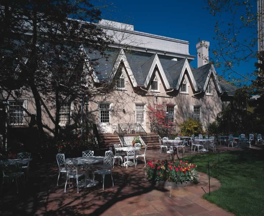 The patio on the east side of the Lion House often serves as a site for wedding - photo 5