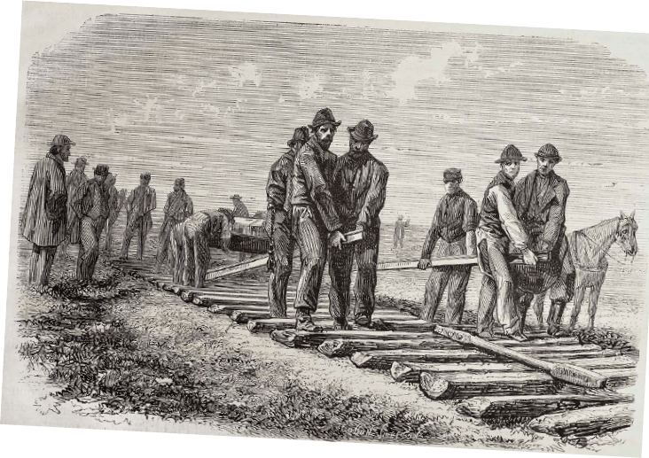 The great Pacific railroad or the Union Pacific took hard manual labor to - photo 7