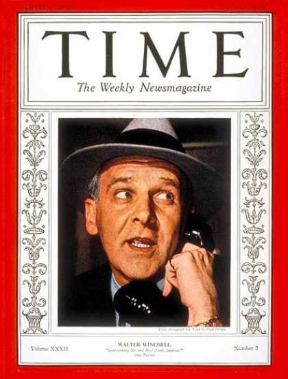 Figure 1 Walter Winchell Time Magazine and Ed Sullivan Figure 2 Newspaper - photo 1