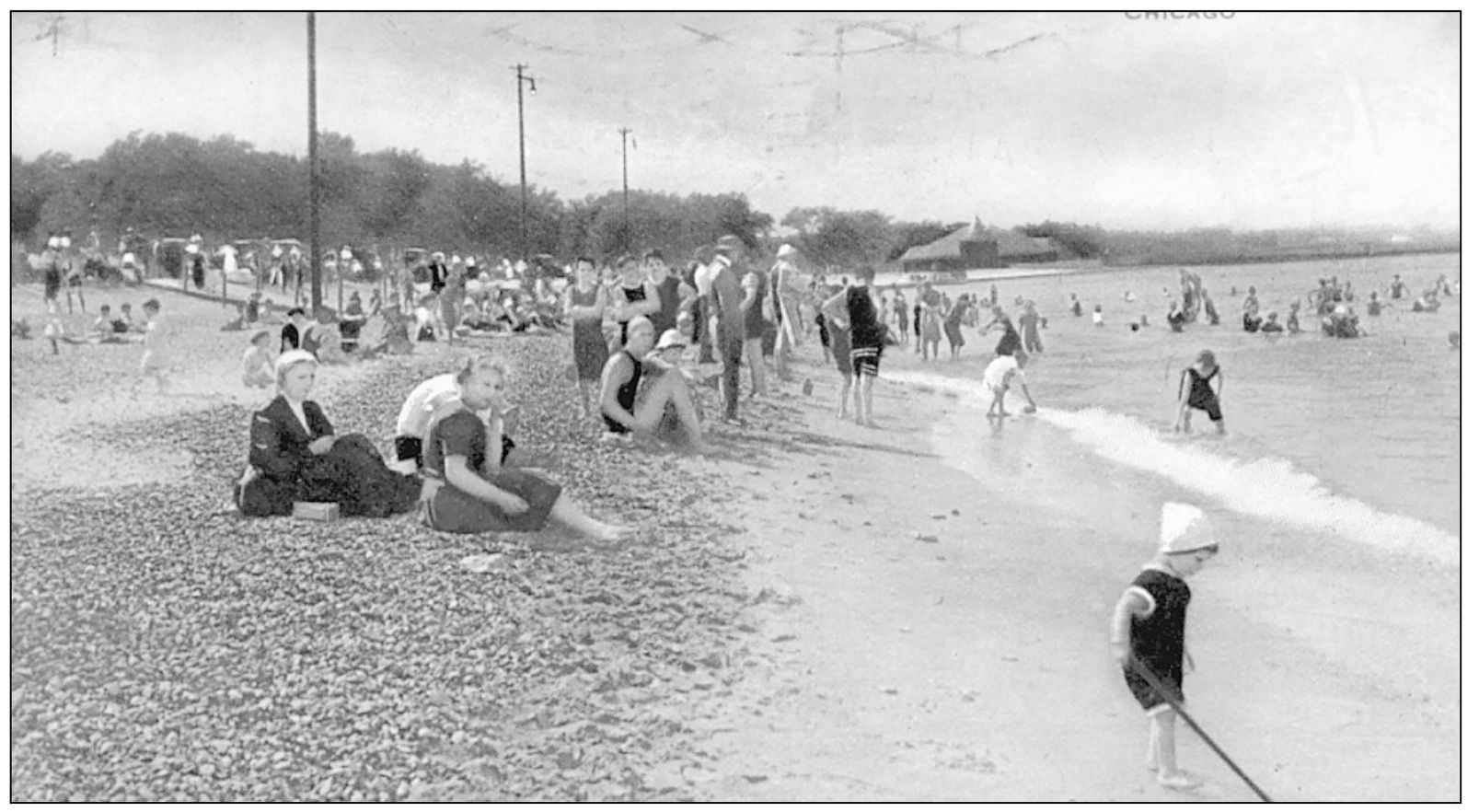 BATHING BEACH AT JACKSON PARK These beach-goers are enjoying the waters of - photo 2