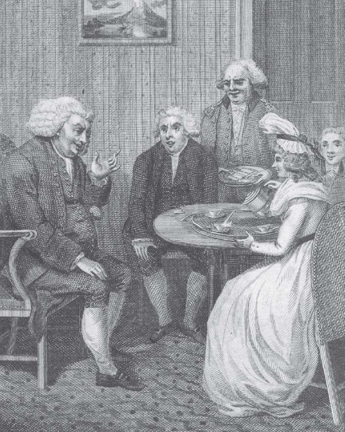 A breakfast meeting at society hostess Hester Thrales house in around 1770 - photo 13