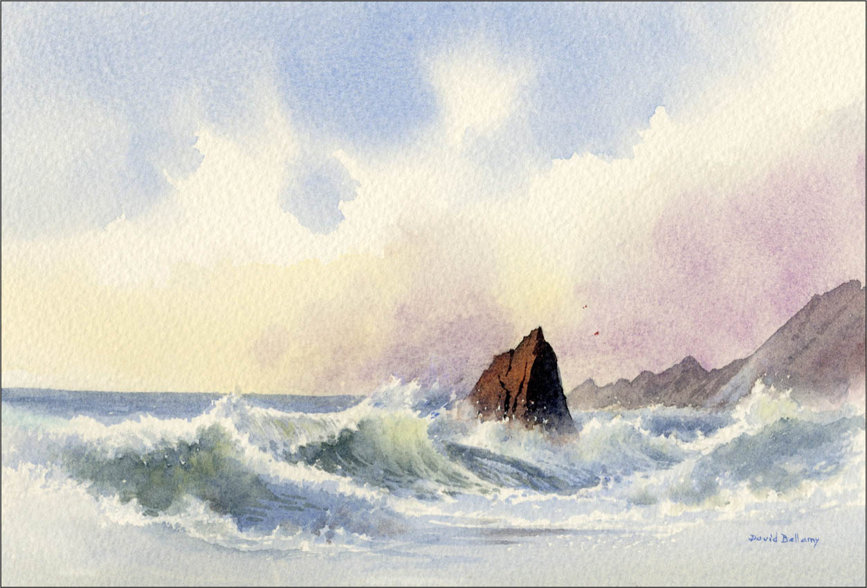 Breaking Wave 255 x 18cm 10 x 7in Whether you paint in a realistic - photo 10