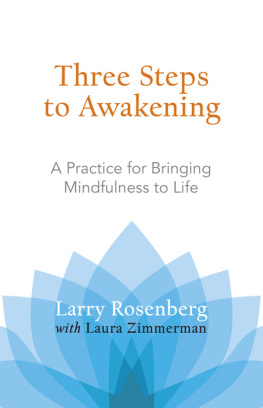 Larry Rosenberg - Three Steps to Awakening: A Practice for Bringing Mindfulness to Life