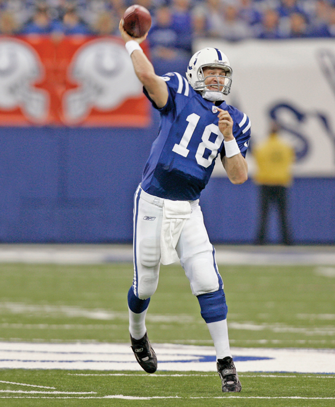 Image Credit AP Images Amy Sancetta Peyton Manning throws a pass against the - photo 4