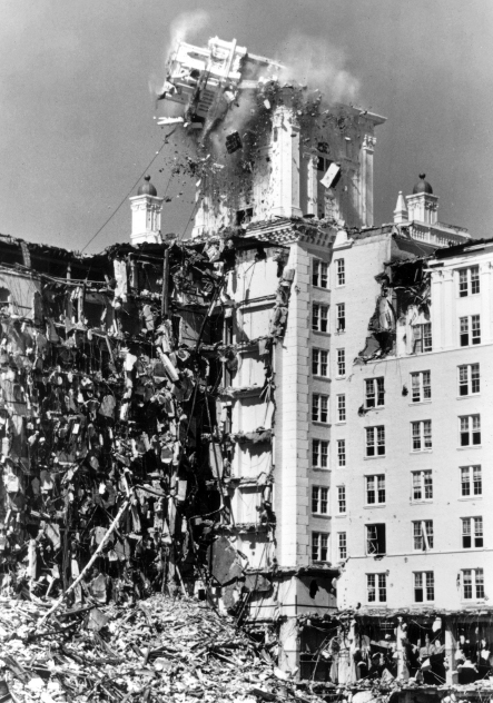 Roney Plaza Hotel demolition 1968 Courtesy Arva Moore Parks Miami News - photo 1