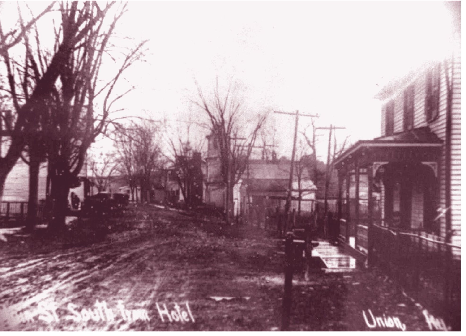 FROM THE UNION HOTEL This undated photograph looks south on Route 42 in Union - photo 12