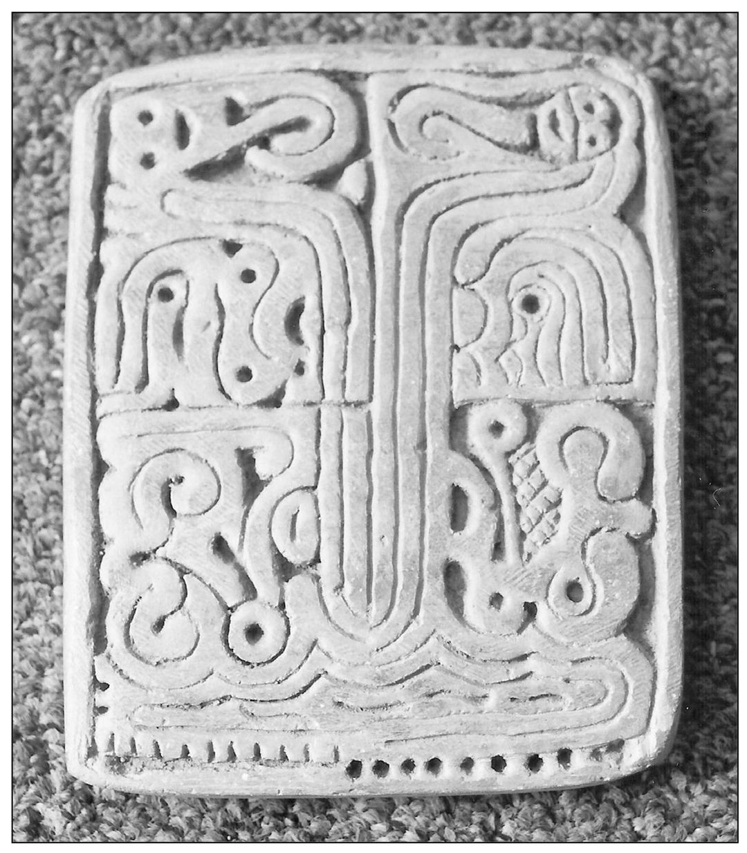 WILMINGTON OR RICHARDSON TABLET Found by semi-amateur archaeologists Dr L B - photo 3