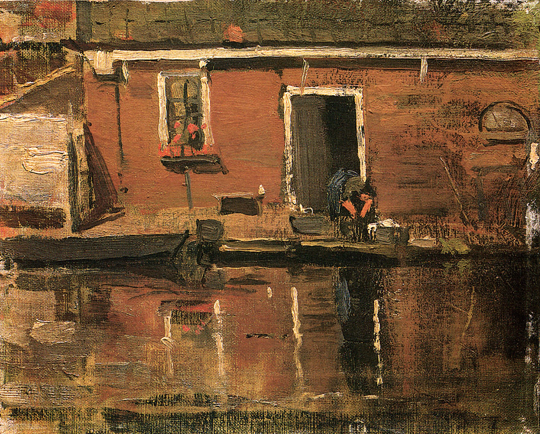 Farm on a Canal 1900-1902 Oil on canvas laid down on panel 225 x 275 cm - photo 4