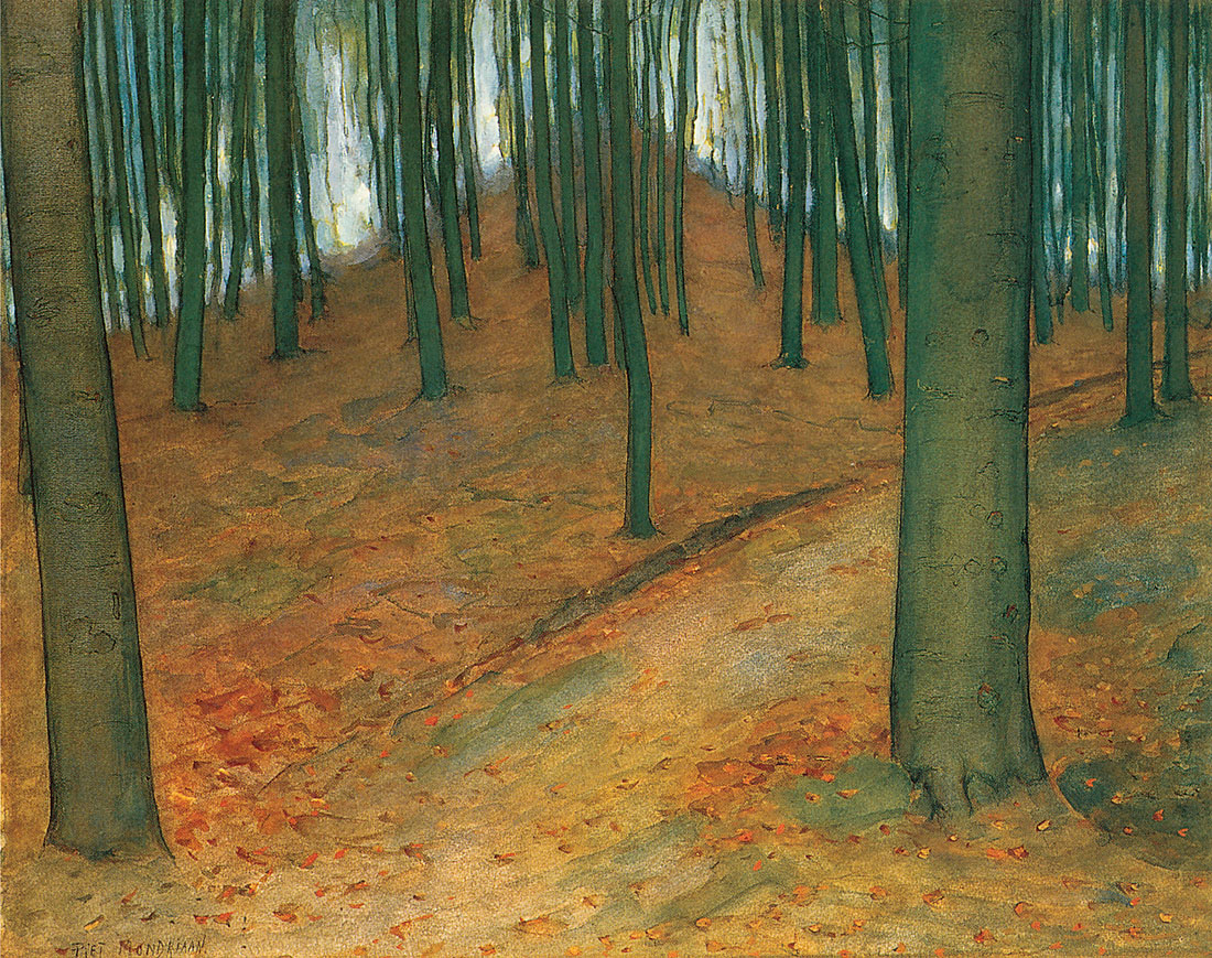 Forest 1899 Watercolour and bodycolour on paper 455 x 57 cm Gemeentemuseum - photo 5