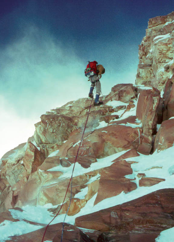 Jim States rappeling off the buttress of Nanda Devi 1976 Lou Reichardt - photo 10