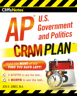 Jeri A. Jones - Cliffsnotes AP U.S. Government and Politics Cram Plan