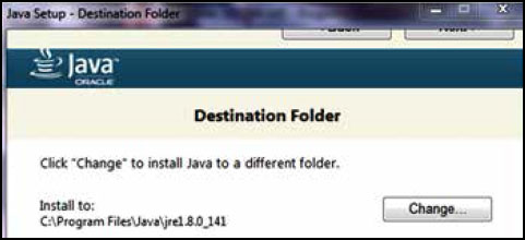 Fig 15 Destination Folder Fig 16 Java Setup Progress Click Finish - photo 7