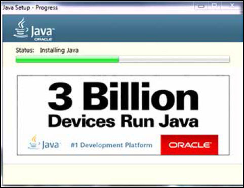 Fig 16 Java Setup Progress Click Finish Fig 17 Java SE Development - photo 8