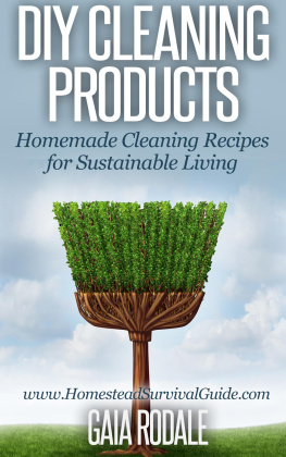 Gaia Rodale DIY Cleaning Products: Homemade Cleaning Recipes for Sustainable Living