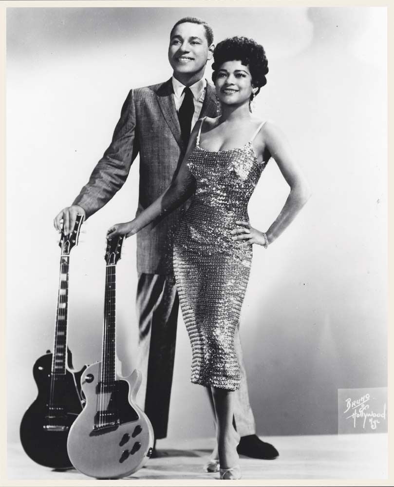 RB duo Mickey Sylvia Mickey Guitar Baker and Sylvia Vanderpool pose with - photo 3