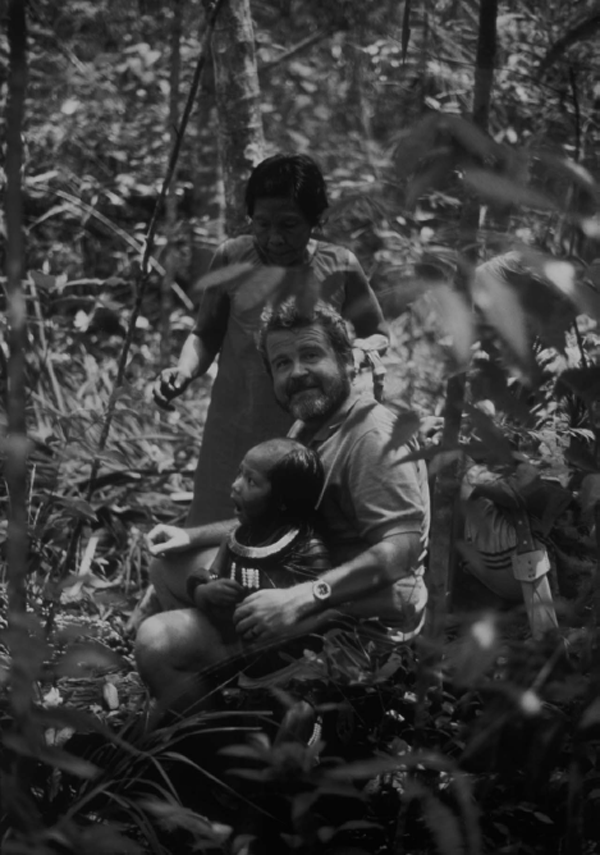 Ethnobotanist Dr Darrell Addison Posey 19472001 with two Kayapo friends on a - photo 1