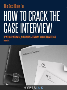 Abhinav Agrawal The Best Book On How To Crack The Case Interview