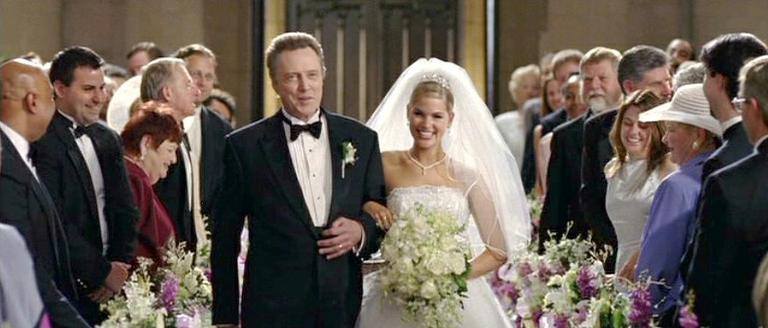 My first walk down the aisle with Christoper Walken in Wedding Crashers Intro - photo 1