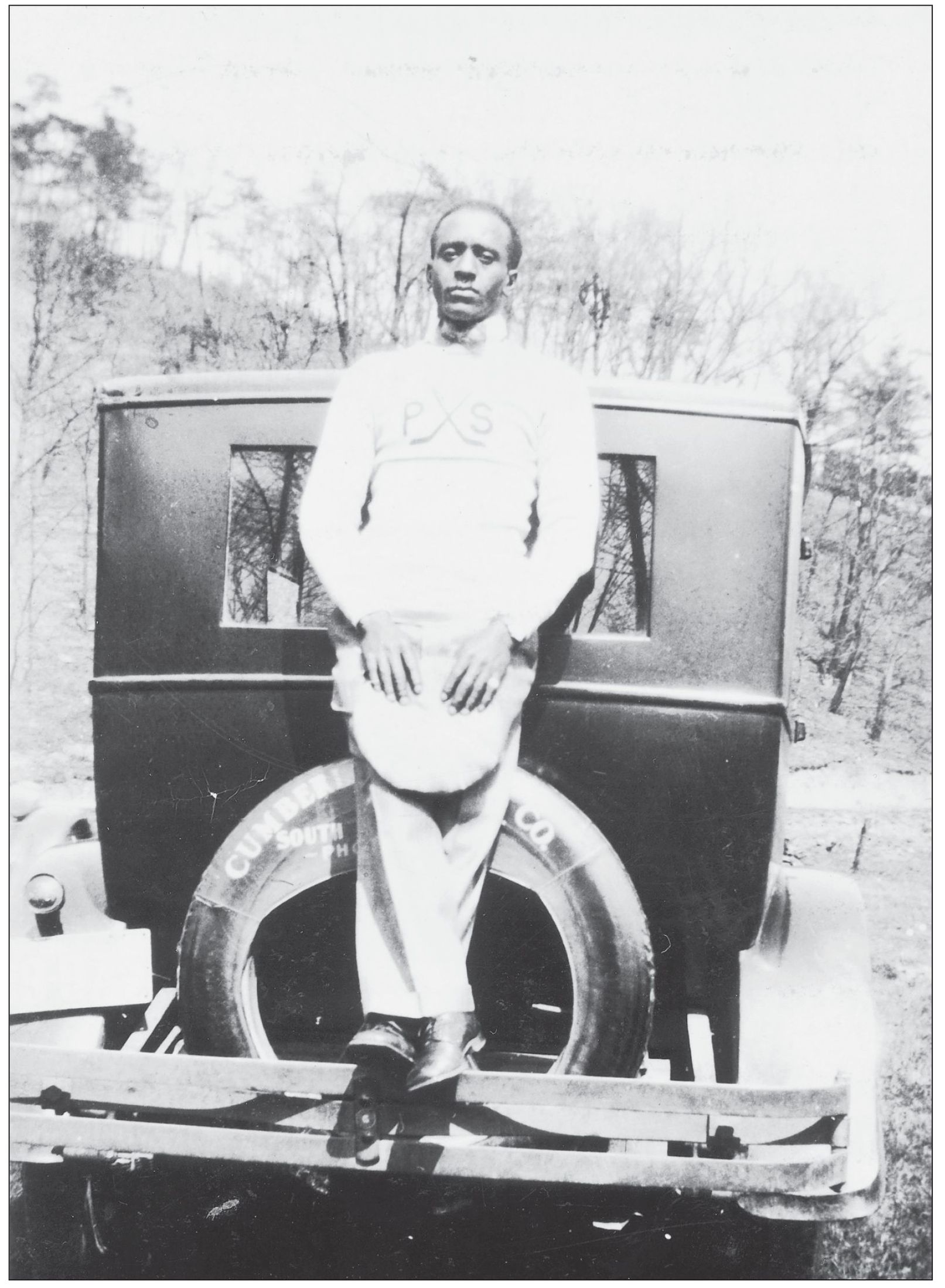 Walter Younger is pictured here standing on the wooden bumper of an old - photo 11