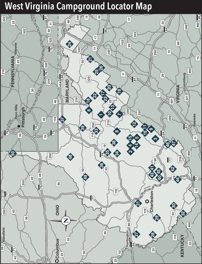 OVERVIEW MAP KEY ALLEGHENY HIGHLANDS EASTERN PANHANDLE FEUDIN - photo 2