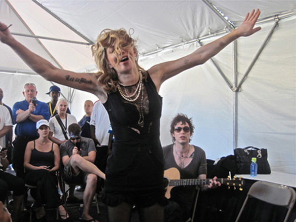 Courtney Love at Rally for Recovery New York City September 2010 COURTNEY - photo 9