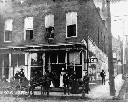 The southwest corner of North College and East Fifth Streets in 1900 Courtesy - photo 4