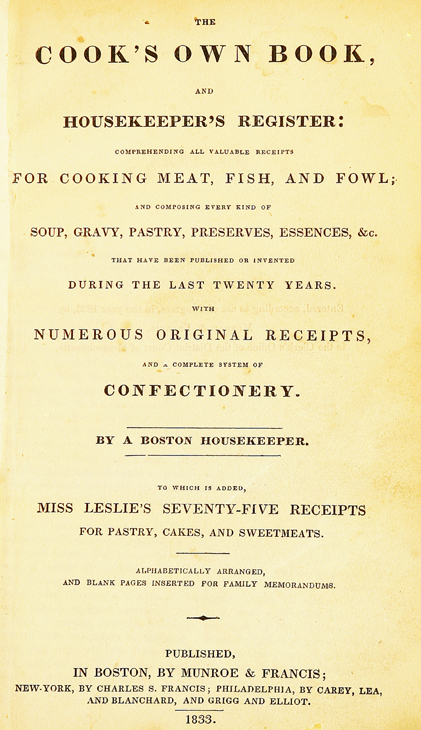 OTHER BOOKS IN THE AMERICAN ANTIQUARIAN SOCIETY COOKBOOK COLLECTION - photo 2