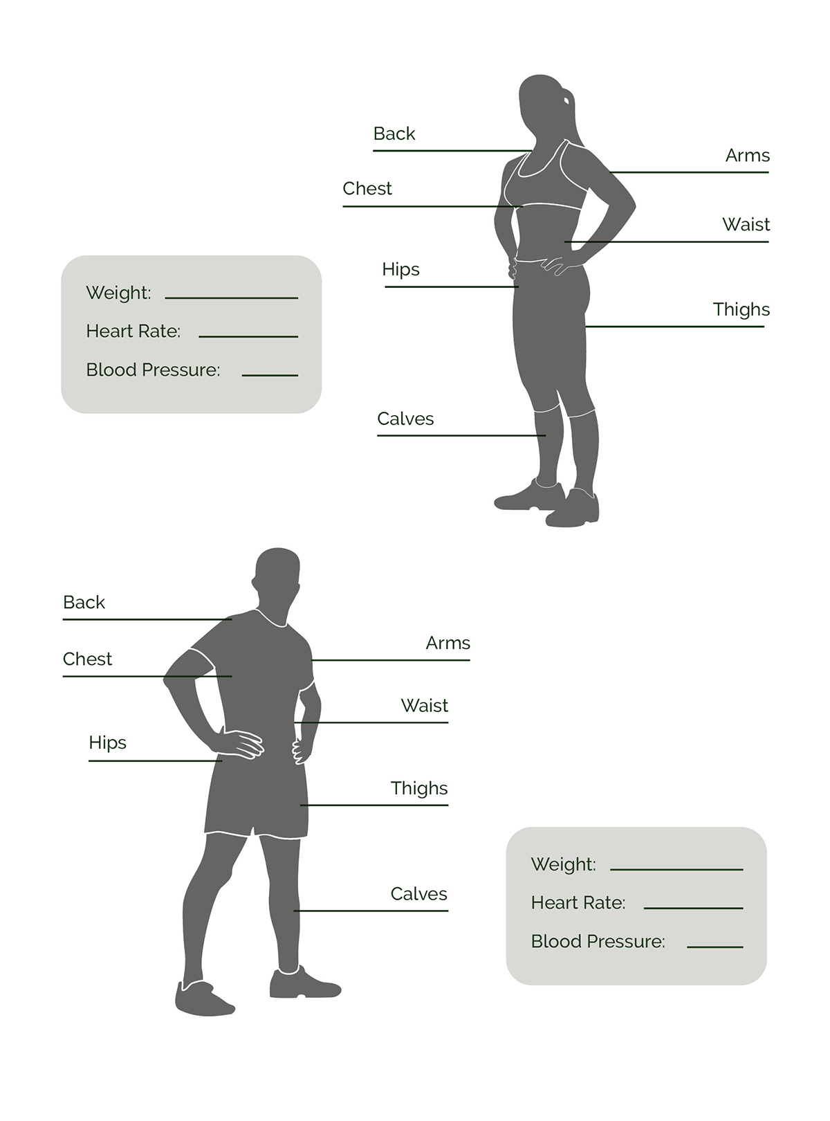 Build Muscle Stay Lean Get Stronger A Daily Food and Exercise Journal to Track your Fitness Goals - photo 7