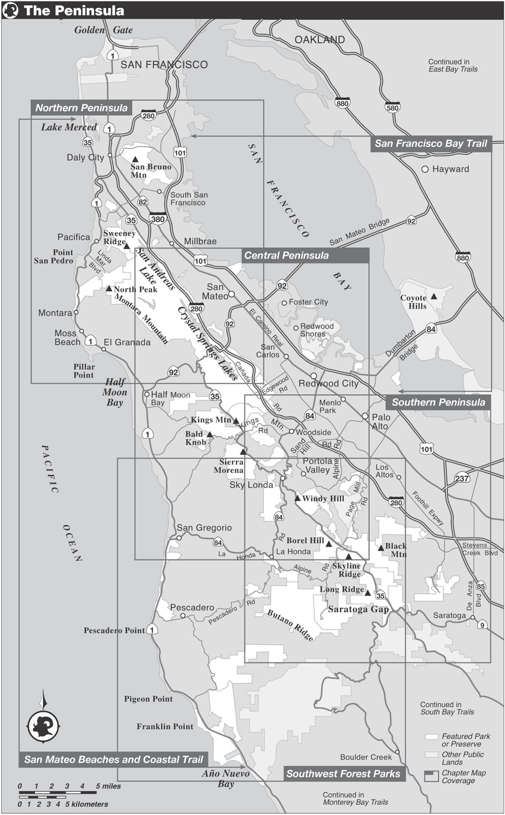 Introduction The Peninsula Bayside Mountain and Coastside Setting Geography - photo 3