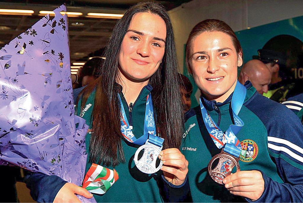 With Katie Taylor after I won the 64-kilo silver medal at the 2016 World - photo 10