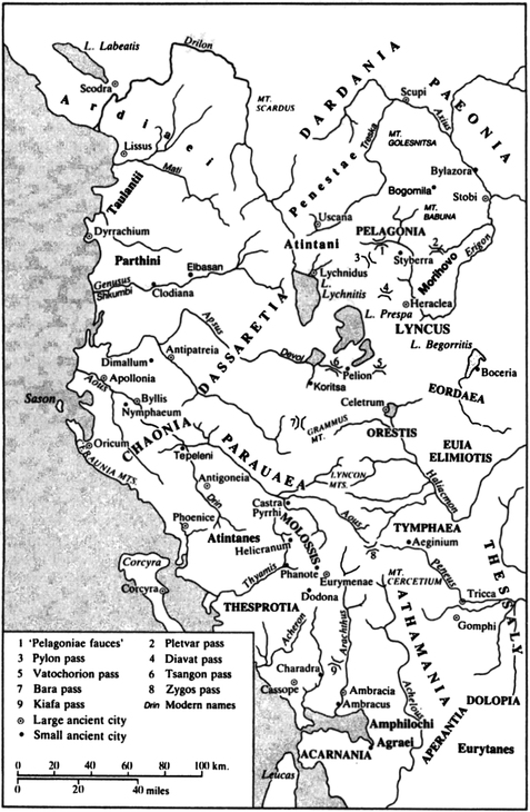 MAP 3 Macedonia and Illyria Reproduced from vol 3 Oxford University - photo 5