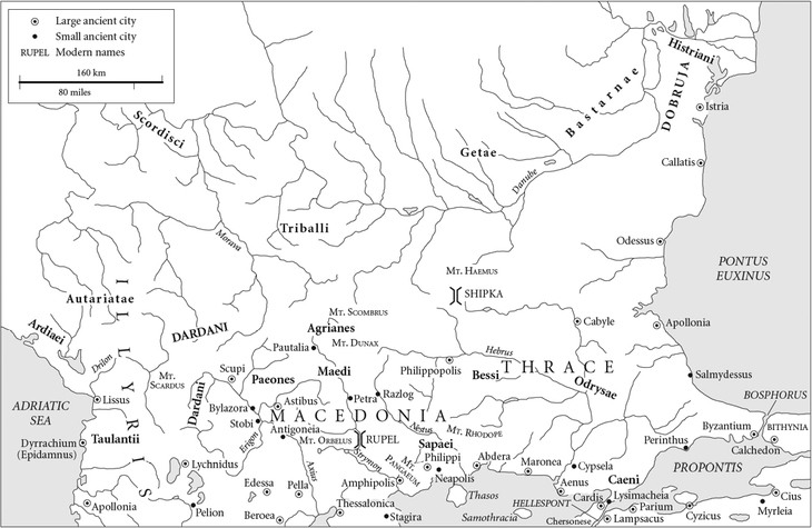 MAP 4 Macedonia and Thrace Reproduced from Oxford University Press 2014 - photo 6