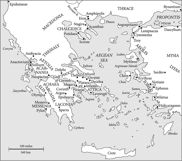 MAP 5 Greece and the Aegean Reproduced from Oxford University Press 2021 - photo 7