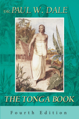 Dr Paul W Dale The Tonga Book: February 1805 – June 1811