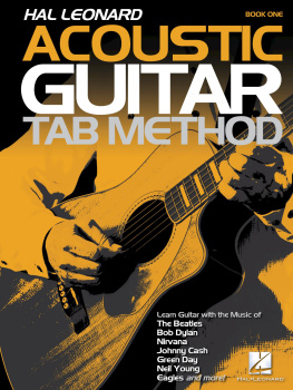 Hal Leonard Corp. - Hal Leonard Acoustic Guitar Tab Method--Book 1: Book Only