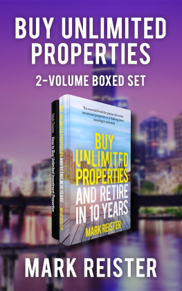 Mark Reister - Buy Unlimited Properties 2-volume boxed set