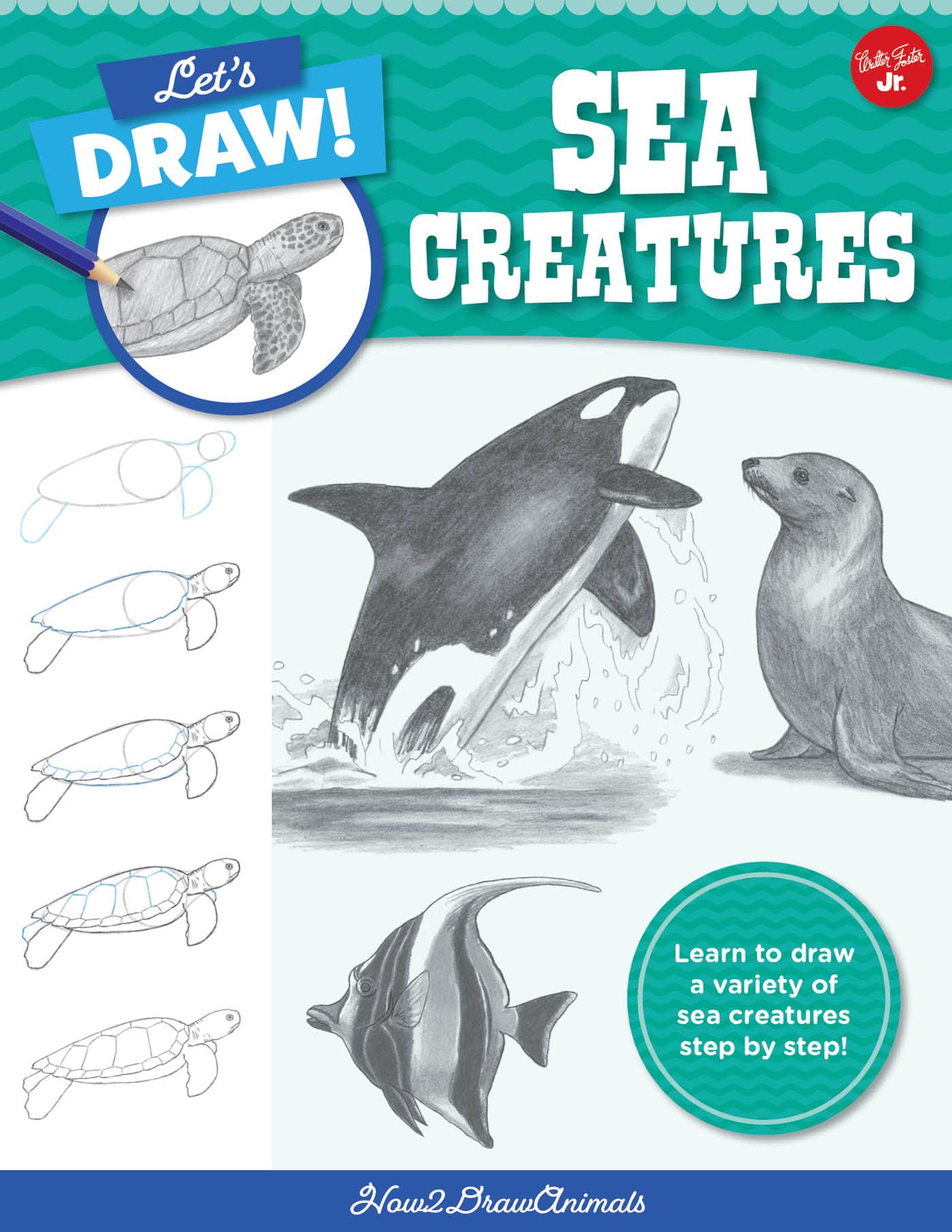 SEA CREATURES How2DrawAnimals - photo 1