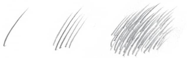 One quick pencil stroke creates a single hair Keep adding more quick short - photo 17