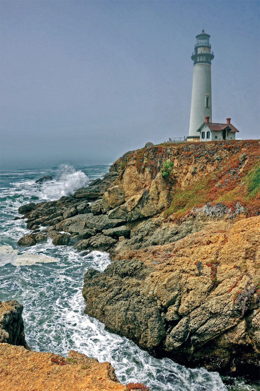 The 115-foot-high Pigeon Point Lighthouse one of the tallest in the United - photo 2