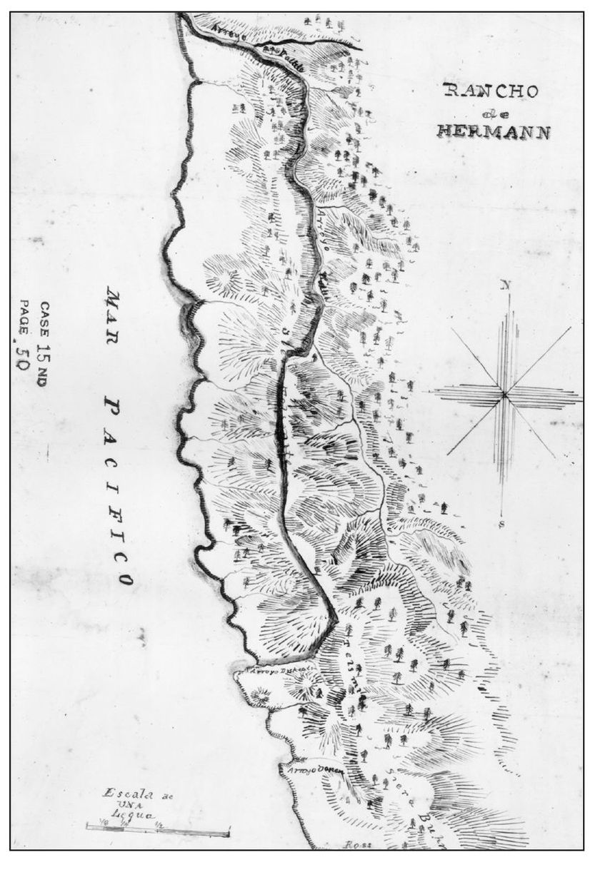 The diseo was an 1845 sketch map of the coastal land that was bound by the - photo 3