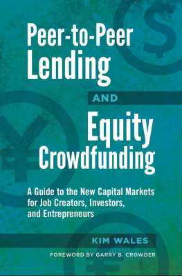 Kim Wales - Peer-to-Peer Lending and Equity Crowdfunding