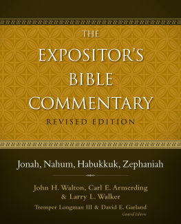 John H. Walton - Jonah, Nahum, Habukkuk, Zephaniah