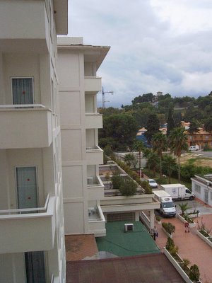 Malaga-Torremolinos Spain - view from bedroombalcony Hotel Pinar - photo 5