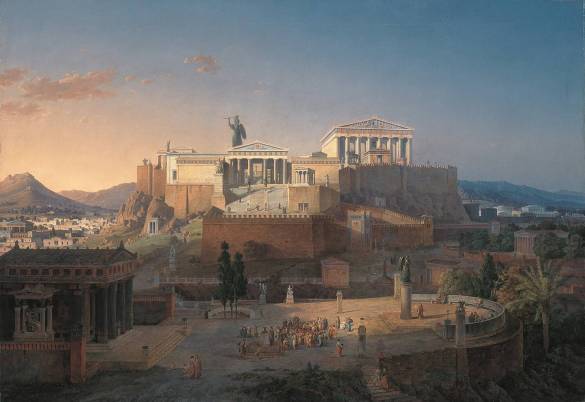 The Acropolis of Athens by Leo von Klenze 1846 Lysias was born in Athens in - photo 14