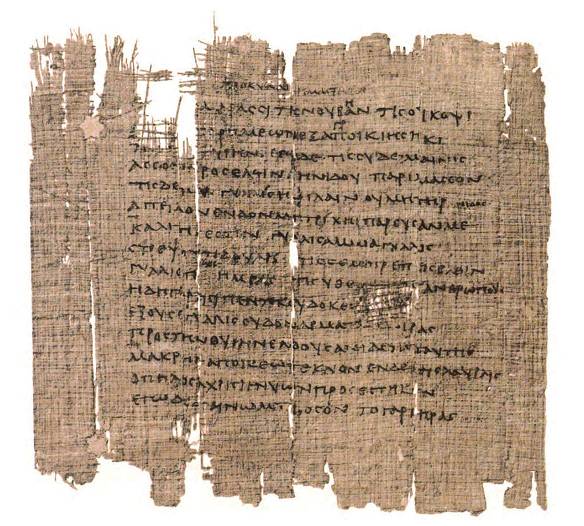 The first column of the Herodas papyrus showing Mime 1 115 Bust of the - photo 16