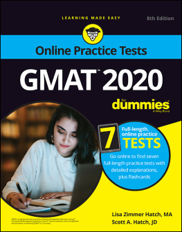 Lisa Zimmer Hatch - GMAT For Dummies 2020: Book + 7 Practice Tests Online + Flashcards