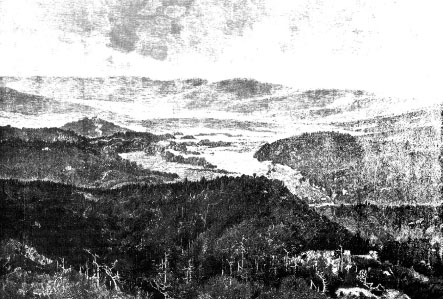 Artists view of the Yellow Creek Valley from Cumberland Gap circa 1888 This - photo 3