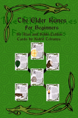 Kidril Telrunya The Elder Runes for Beginners