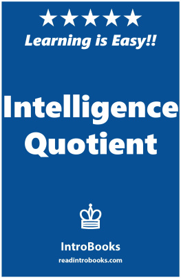 IntroBooks - Intelligence Quotient