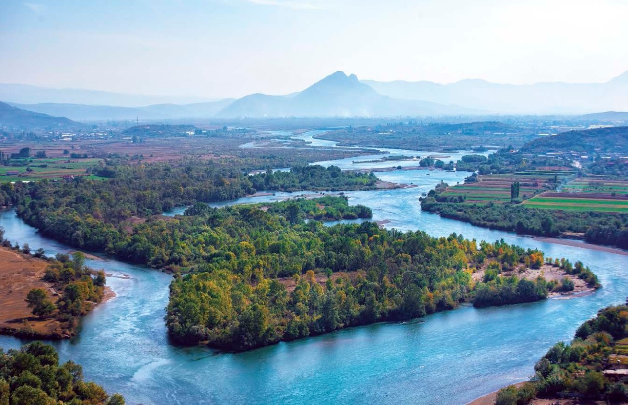 The Buna River also known as the Bojana flows through the Albanian - photo 5